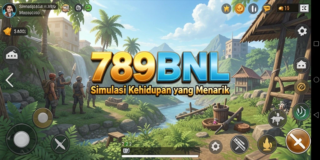 Tangkapan layar gameplay 789BNL menampilkan interaksi karakter yang dinamis.