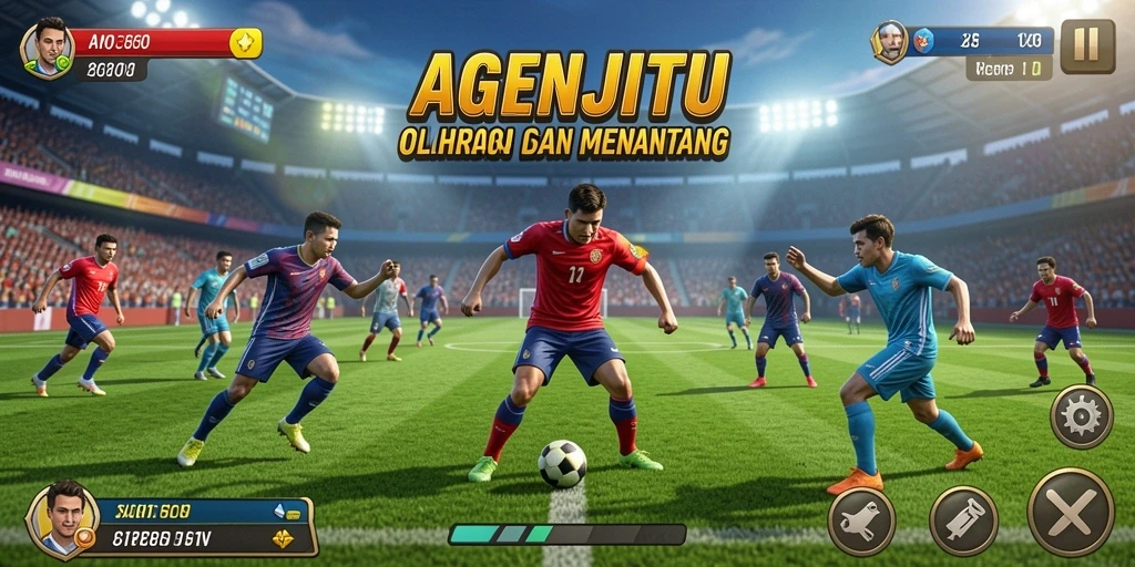 Tampilan gameplay AGENJITU yang seru dan menegangkan.