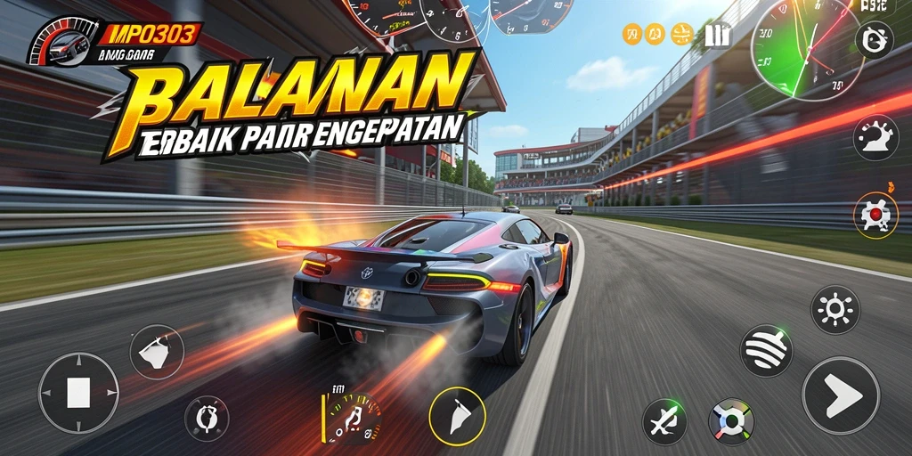 Gameplay balapan yang seru dan mendebarkan di MPO303.