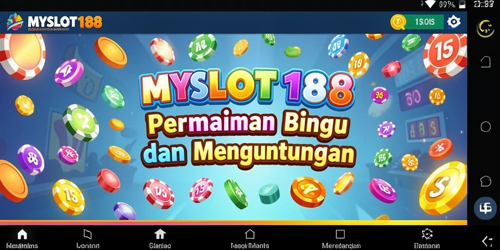 Screenshot permainan MYSLOT188 yang menunjukkan serunya gameplay Bingo.