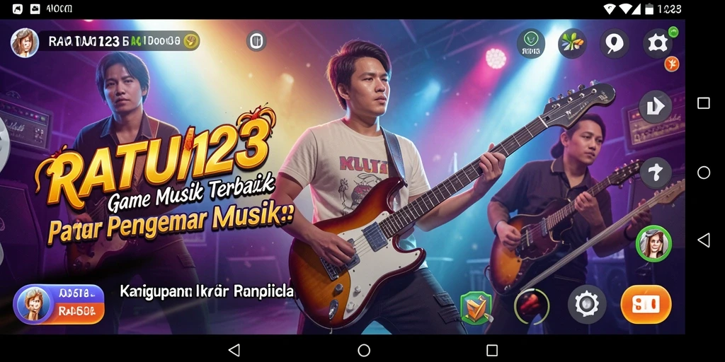 Screenshot utama menunjukkan gameplay seru dari RATU123.