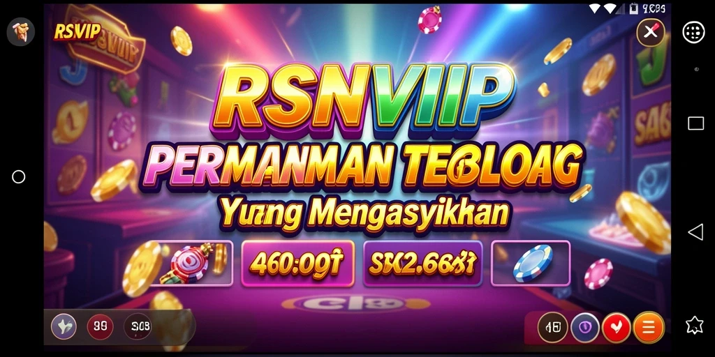 Screenshot RSNVIP menampilkan gameplay slot yang menarik dan penuh warna.