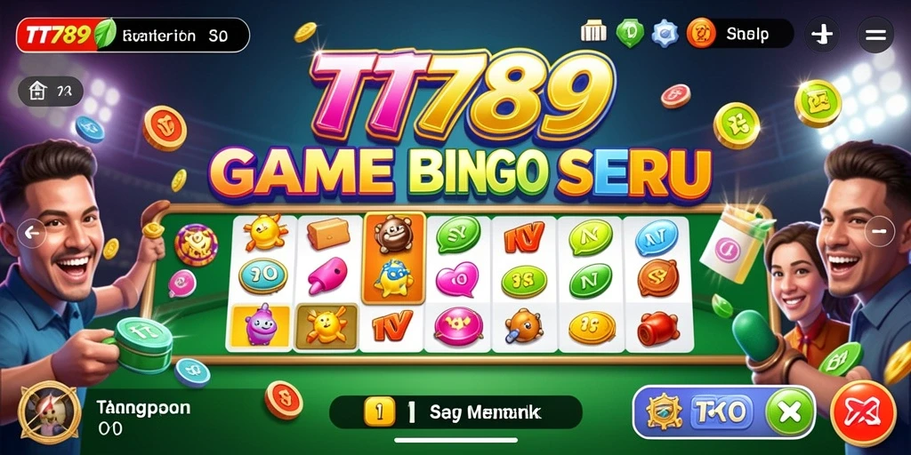 Screenshot utama TT789 menampilkan gameplay Bingo yang seru dan interaktif.