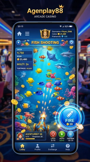 Tampilan antarmuka pengguna agenplay88 yang modern dan intuitif.
